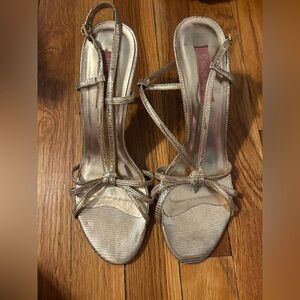 Lilly Pulitzer Elegant Gold Strappy Sandals